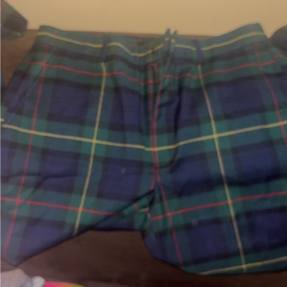 Lauren Ralph Lauren Plaid Skirt in Blue and Green